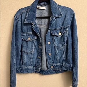 Zara Blue Jean Jacket Classic